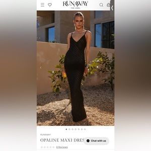 OPALINE MAXI DRESS - BLACK